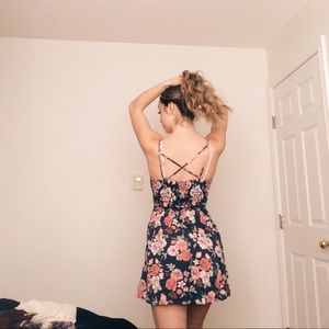 Floral Short Summer Dress